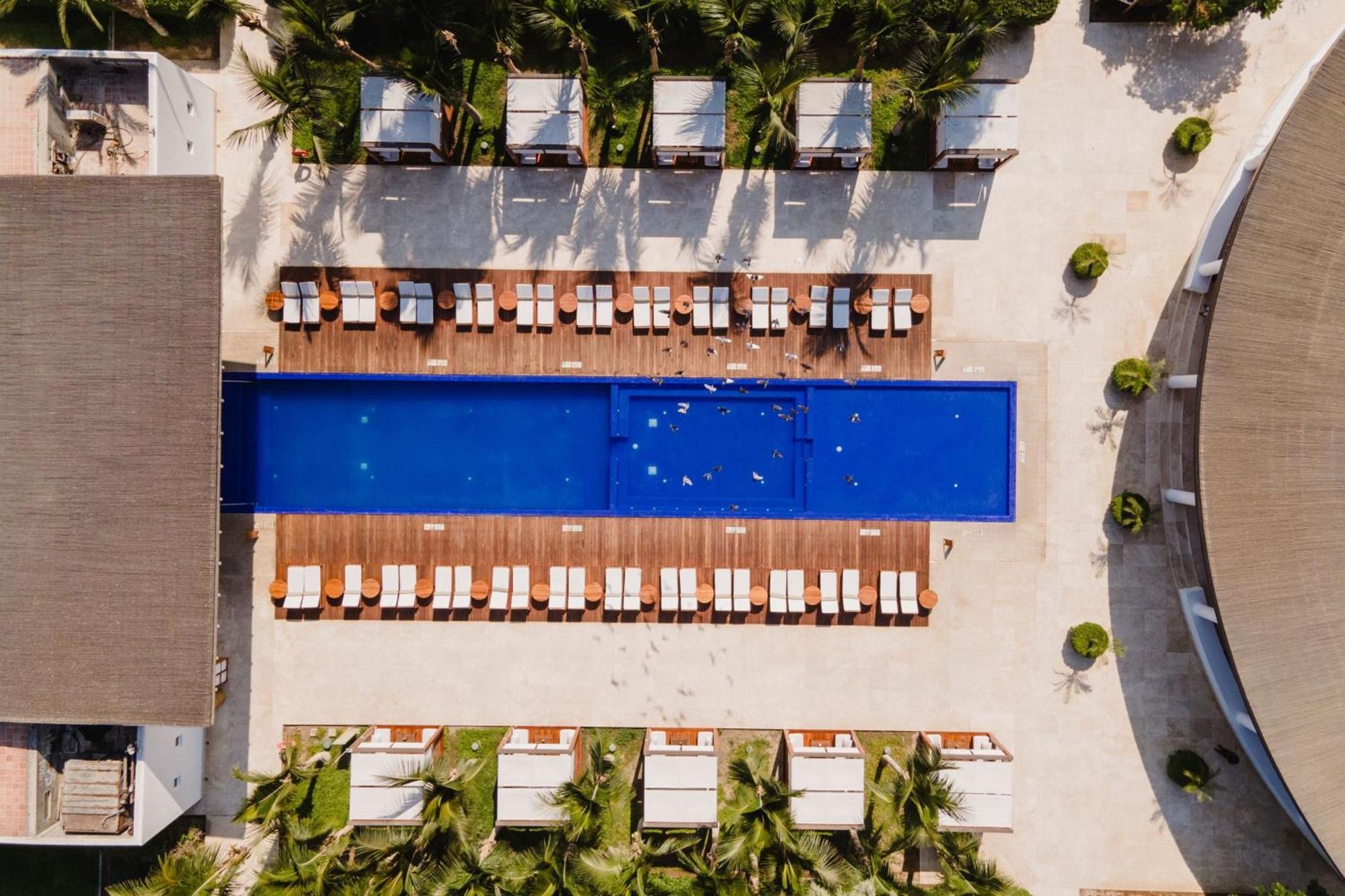Hotel Paracas, A Luxury Collection Resort, Paracas Exterior foto Aerial view of the pool at the hotel